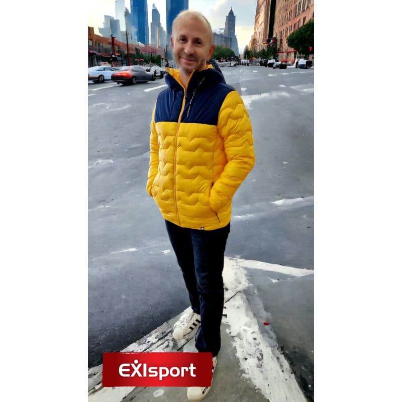 Pánska turistická bunda NORTHFINDER WOODROW-225-yellowblue 2