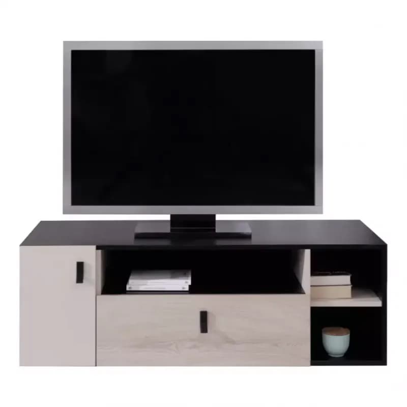 TV stolík Planet Pl10 čierna/Dub/béžová 1