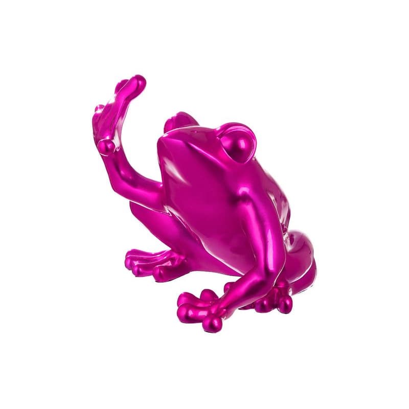 Socha žaby "Frosch" fuchsia 1