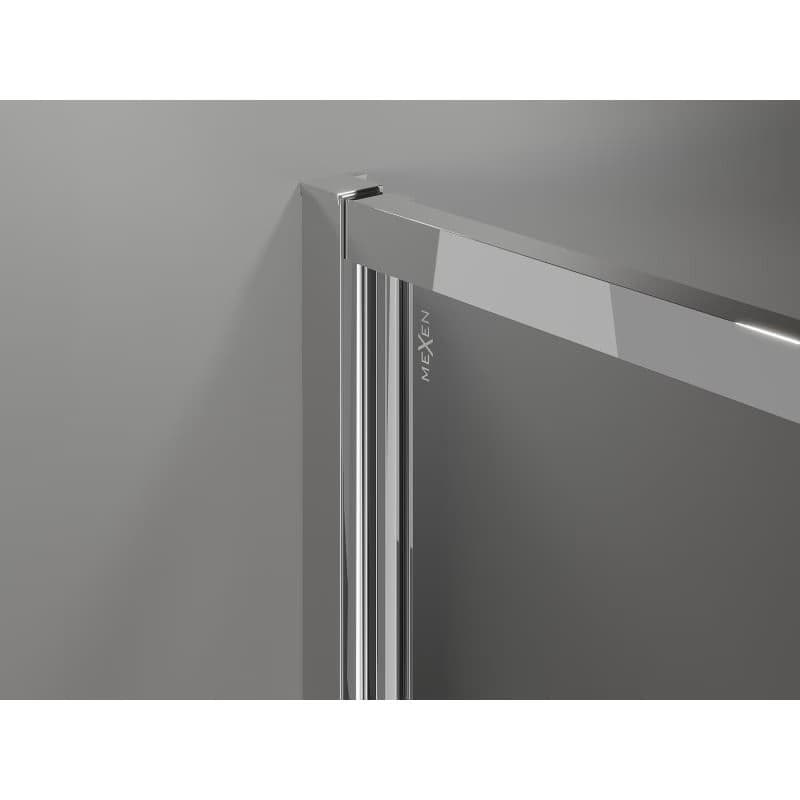 MEXEN/S - Exo sprchovací kút dvere krídlové 90 x 95, transparent, chróm 814-090-095-01-00 6
