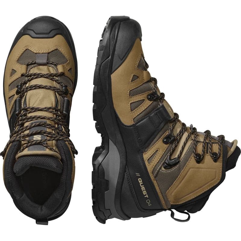 Pánska členková turistická obuv SALOMON Quest 4 GTX M kelp black castlerock 4