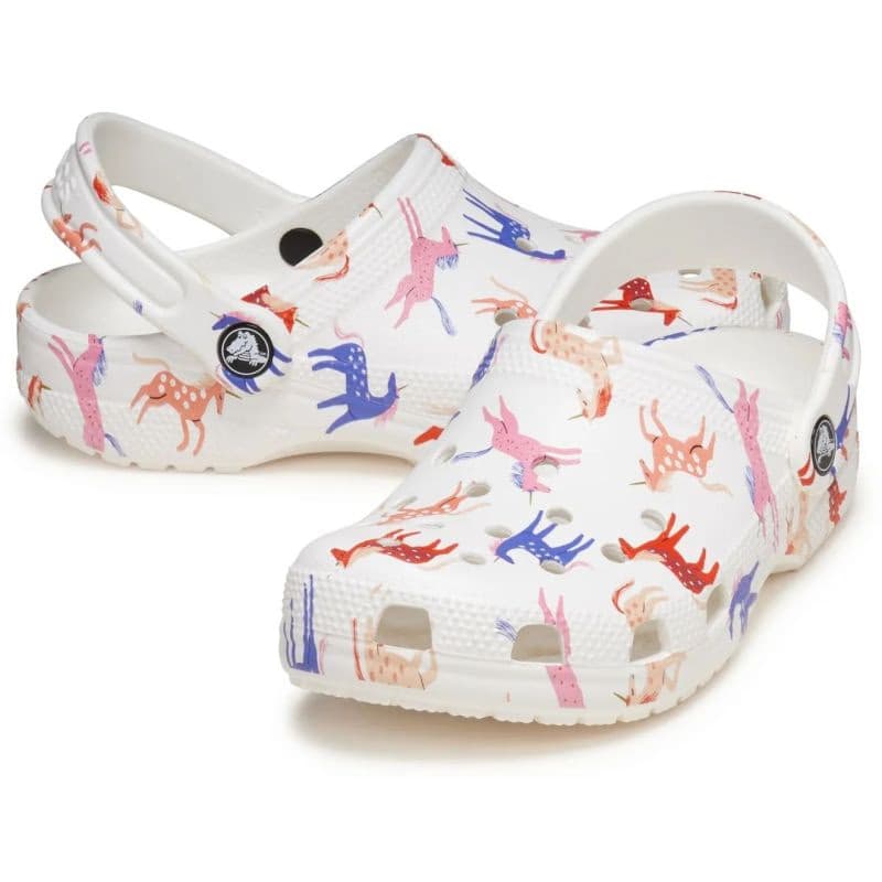 Dievčenské kroksy (rekreačná obuv) CROCS Classic Character Print Clog T unicorn 4