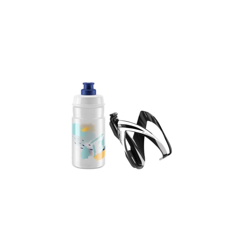 Juniorská fľaša na bicykel ELITE Set CEO blue 350 ml