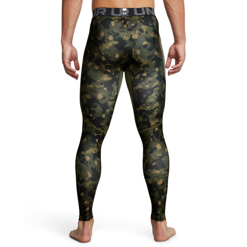 Pánske kompresné legíny UNDER ARMOUR UA HG Armour Prtd Lgs-GRN 3