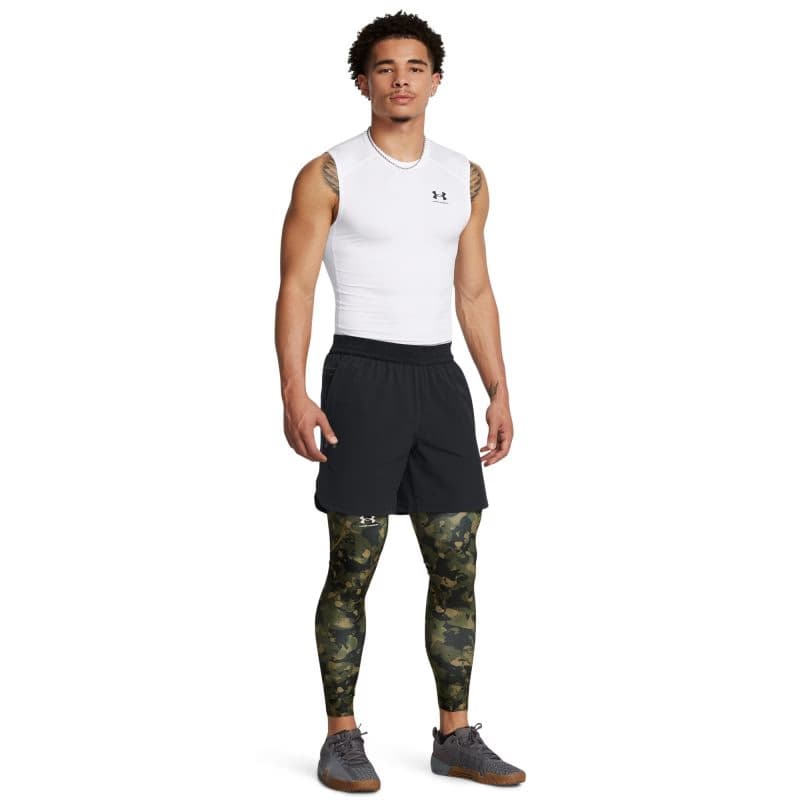 Pánske kompresné legíny UNDER ARMOUR UA HG Armour Prtd Lgs-GRN 4
