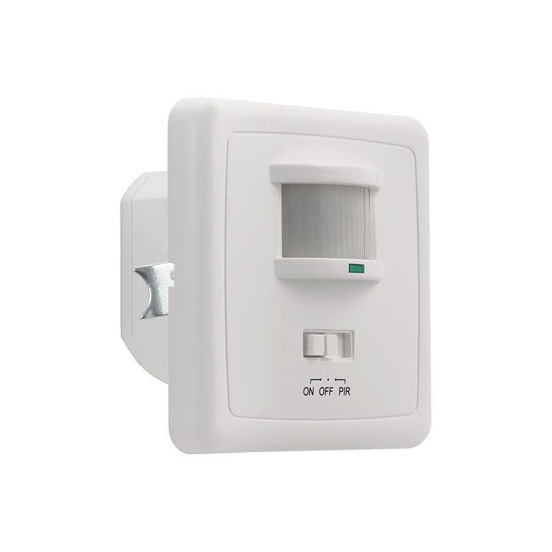 Senzor pohybu PIR MERGE JQ-L 1200VA 150°/9m IP20 biela zapustený (Kanlux) 1