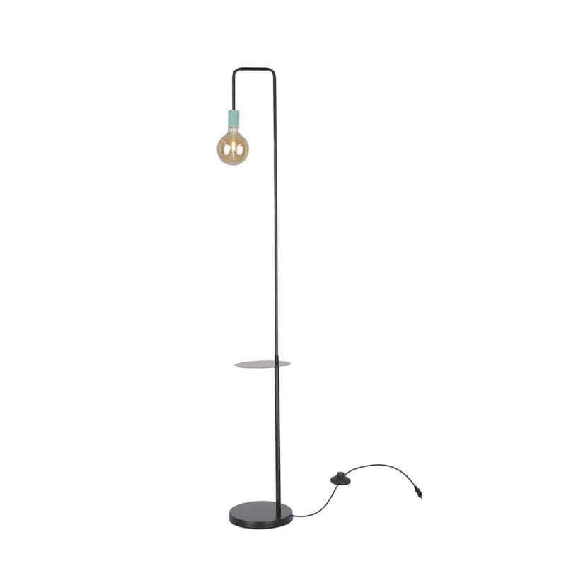 Stojacia lampa Vipera v čierno-zelenej farbe 2