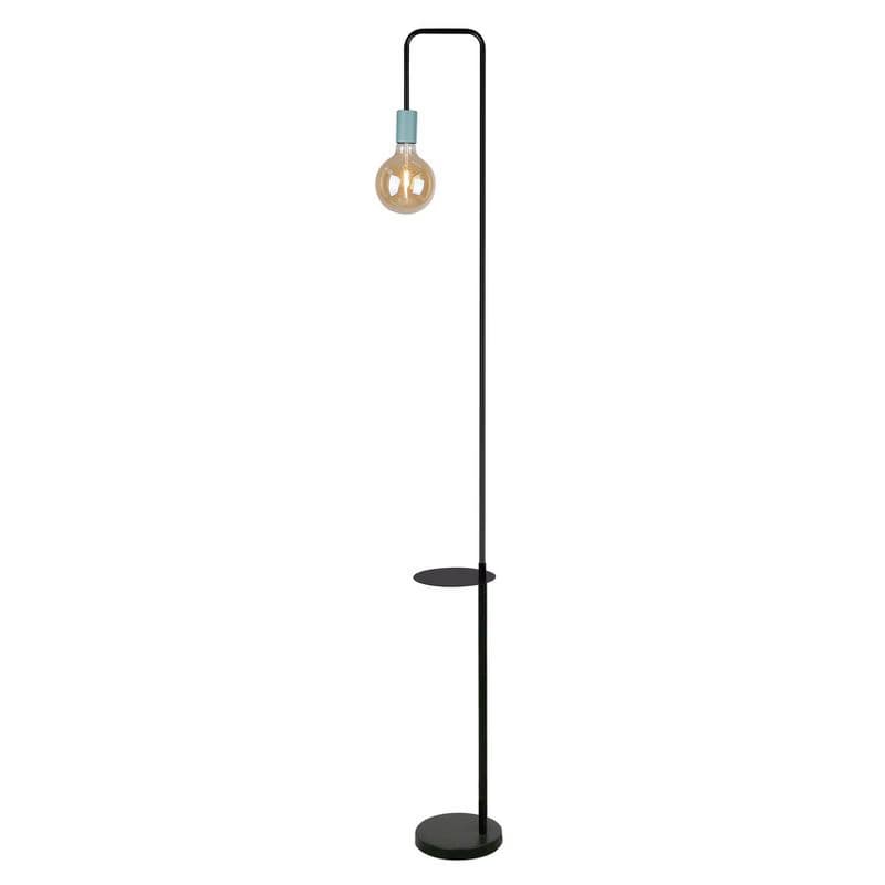 Stojacia lampa Vipera v čierno-zelenej farbe 4