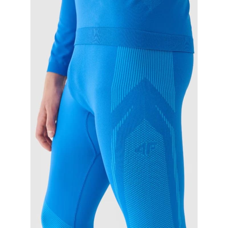 Pánske termo nohavice 4F SEAMLESS UNDERWEAR-WAW24USEAM166-33S-BLUE 6