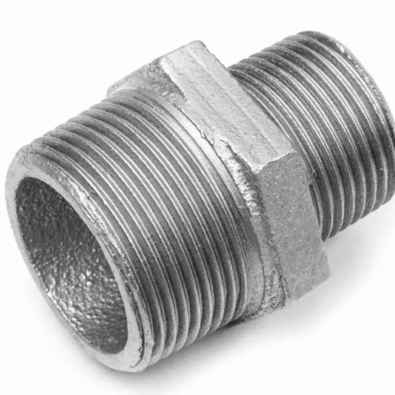 Pozinkovaná vsuvka s redukciou 1 x 1/2 1