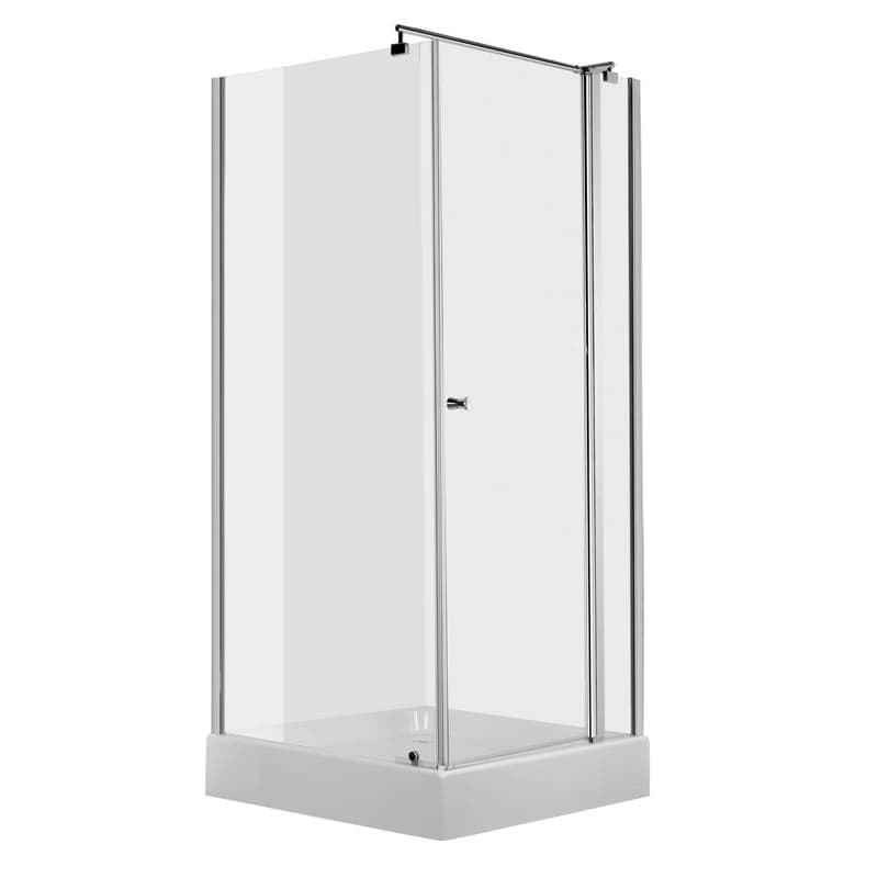 DEANTE - Cubic chróm - Sprchovací kút, štvorcový, 80x80 cm KTI_044P 1