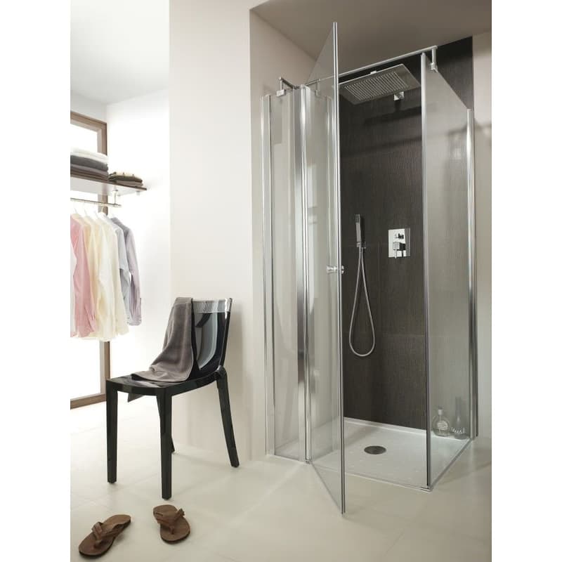 DEANTE - Cubic chróm - Sprchovací kút, štvorcový, 80x80 cm KTI_044P 4