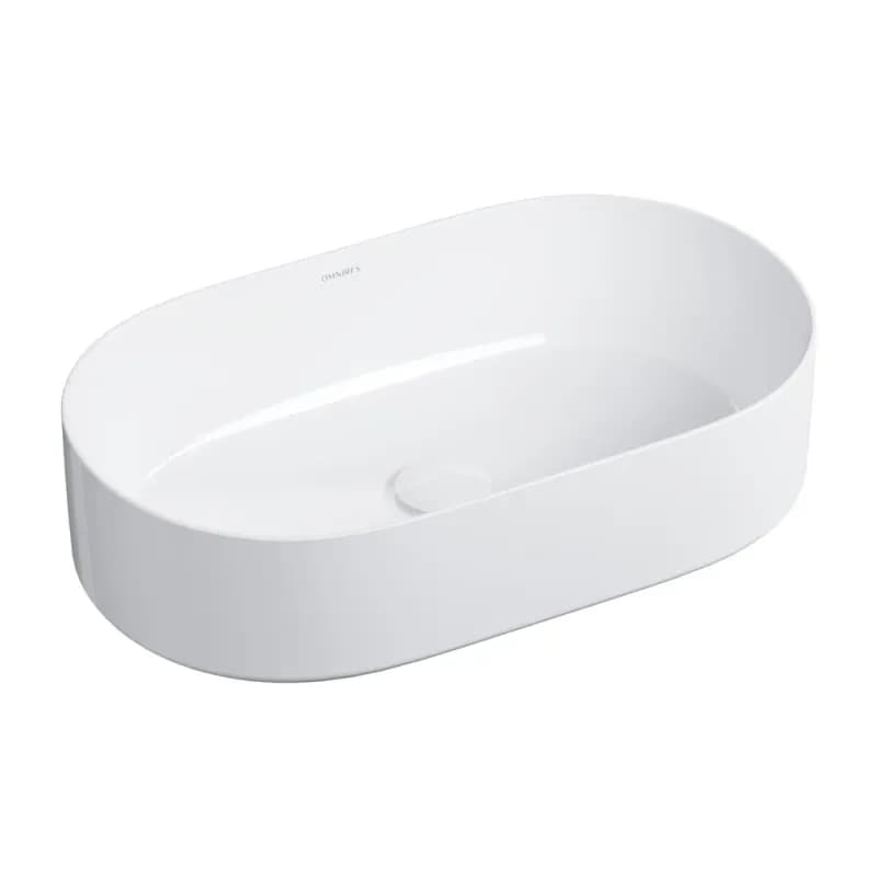 OMNIRES - MESA umývadlo na dosku, 53 x 32 cm biela lesk /BP/ MESA530BP 5