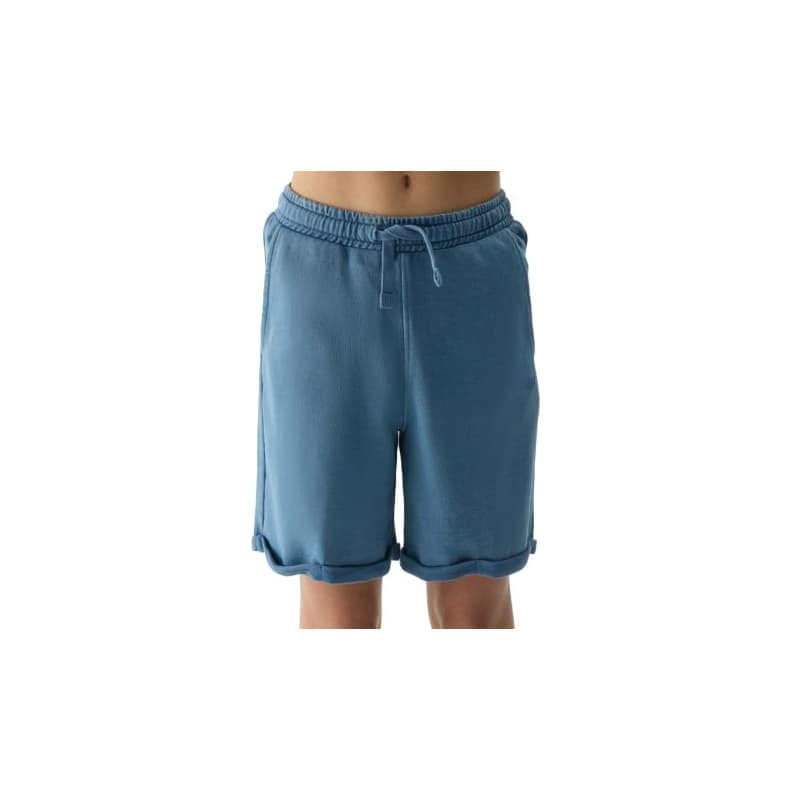 Chlapčenské teplákové kraťasy 4F JUNIOR SHORTS CAS-4FJWSS24TSHOM279-32S-DENIM 1