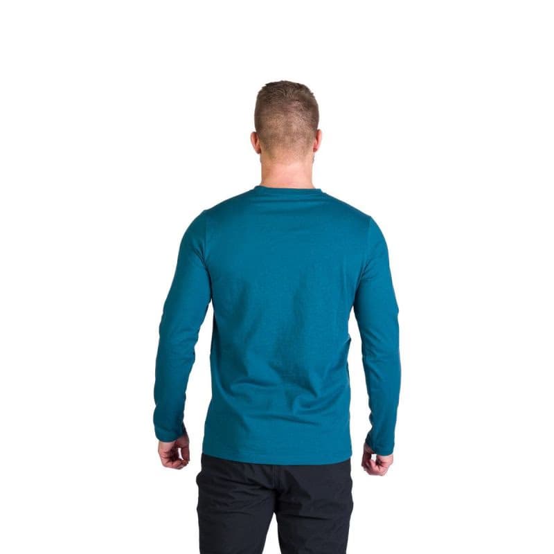 Pánske turistické tričko s dlhým rukávom NORTHFINDER CLAIR-526inkblue 4