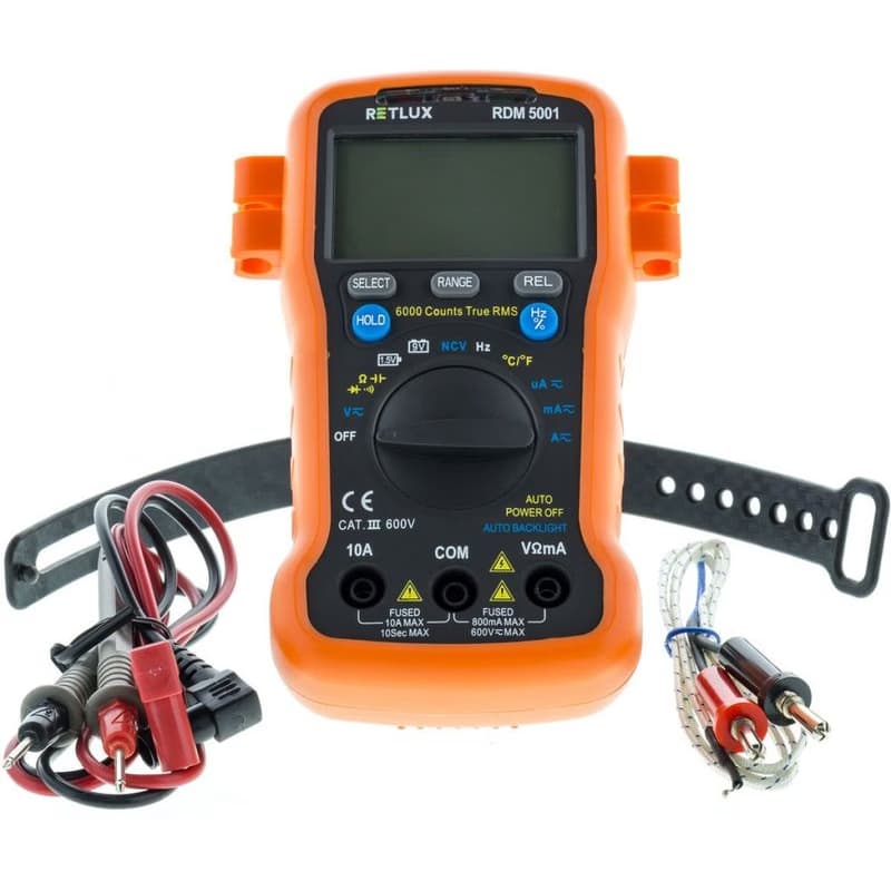 RDM 5001 Digitálny multimeter RETLUX 4