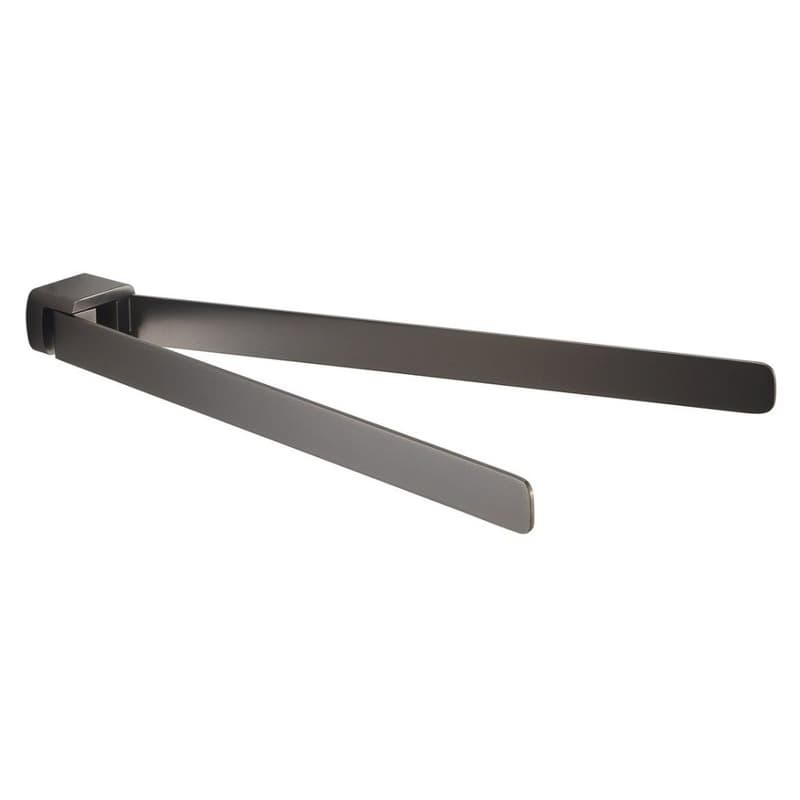Gedy - PIRENEI dvojitý držiak uterákov otočný 350, gun metal PI2381