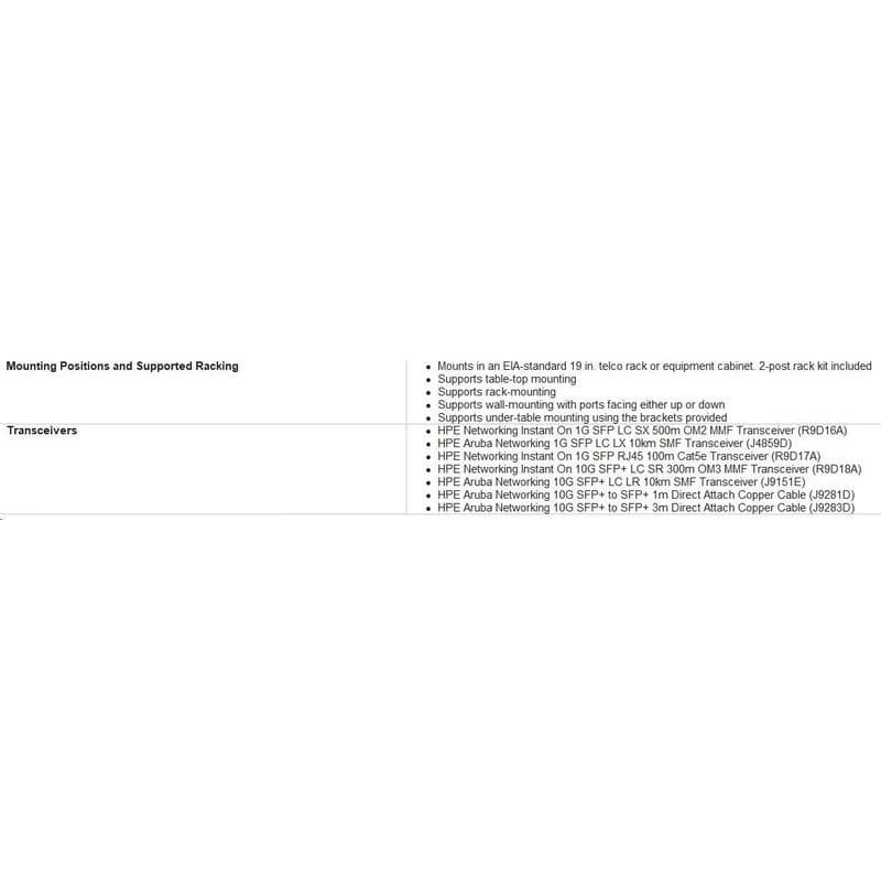 HPE Networking Instant On Switch 12p 10GBT 4p SFP+ 1960 (JL805A) 6