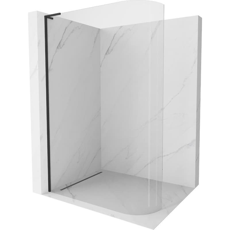 MEXEN/S - KiotoL Sprchová zástena WALK-IN 80 x 200, transparent, čierna 800-080-103-70-06