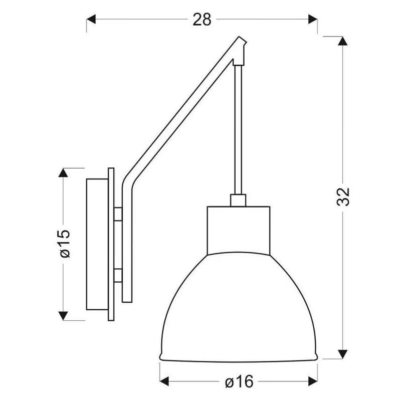 Nástenná lampa VARIO Candellux 6