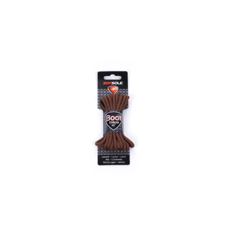 Šnúrky do topánok SOFSOLE LACES OUTDOOR 801935 LIGHT BROWN WAXED 114 CM 1