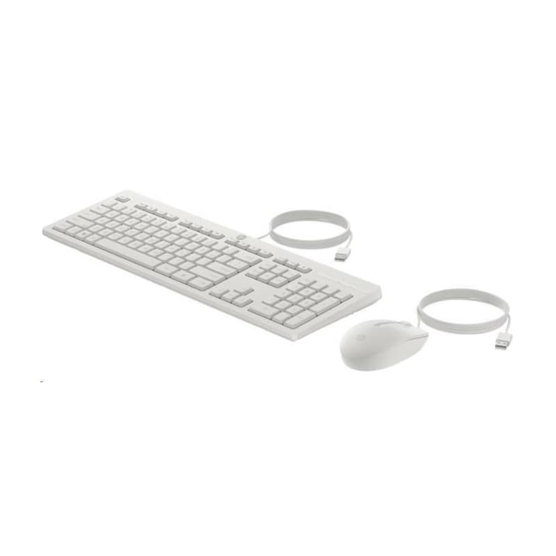 HP 225 Wired Mouse and Keyboard Combo G2 - Česká-Slovenská White