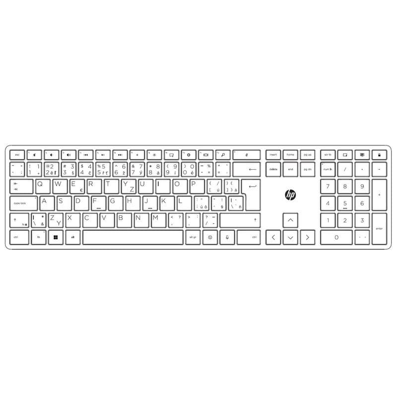 HP 225 Wired Mouse and Keyboard Combo G2 - Česká-Slovenská White 2