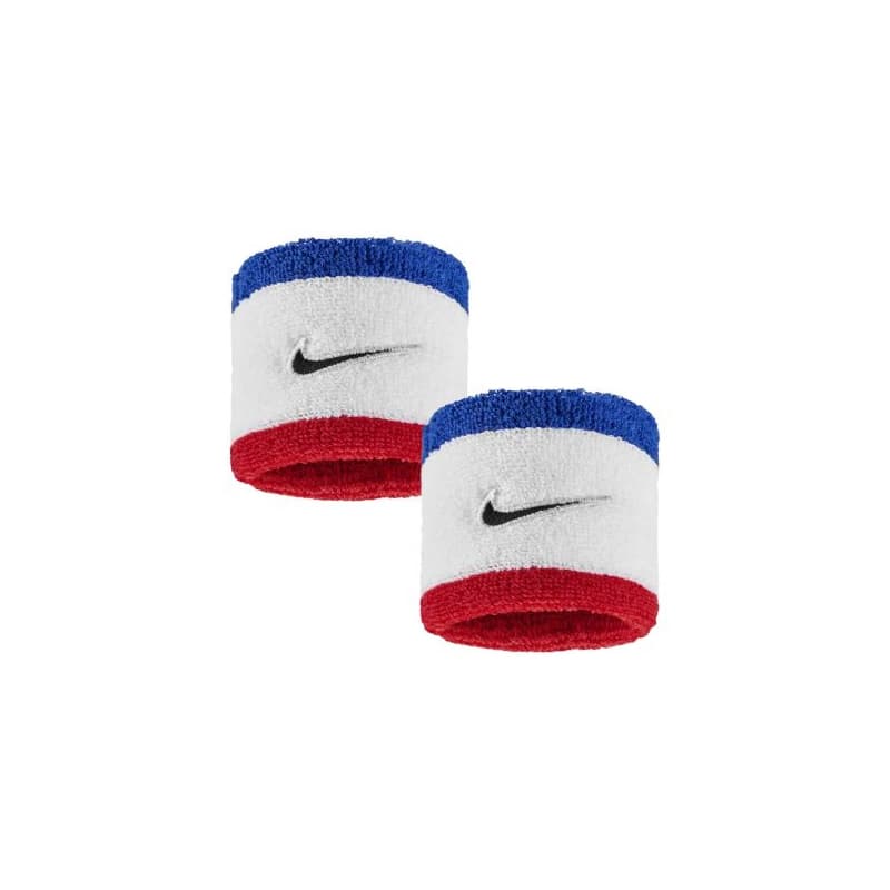 Potítka NIKE SWOOSH CLASSIC WRISTBANDS 2PK GAME ROYAL UNIVERSITY RED BLACK 1