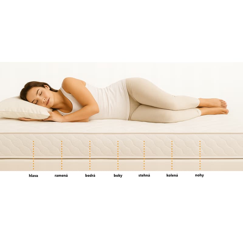 Elvisia Taštičkový matrac VISCO SOFT Microfibra | 120 x 200 cm 3