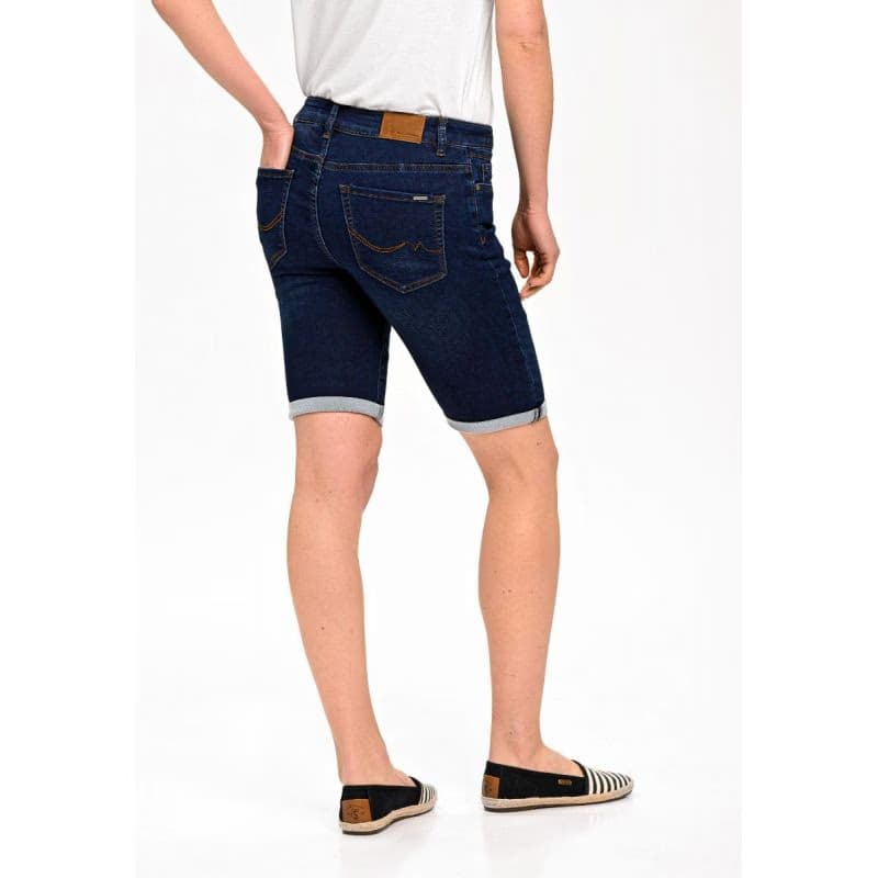 Dámske riflové kraťasy VOLCANO D-FIFY-NAVY 600 3