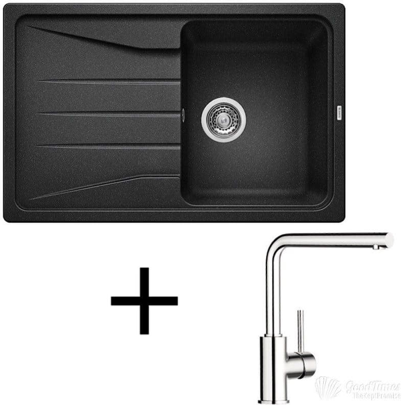 Blanco Set Sona 45 S + Mila chróm antracit + Dodatočná extra zľava 5% po vložení do košíku !