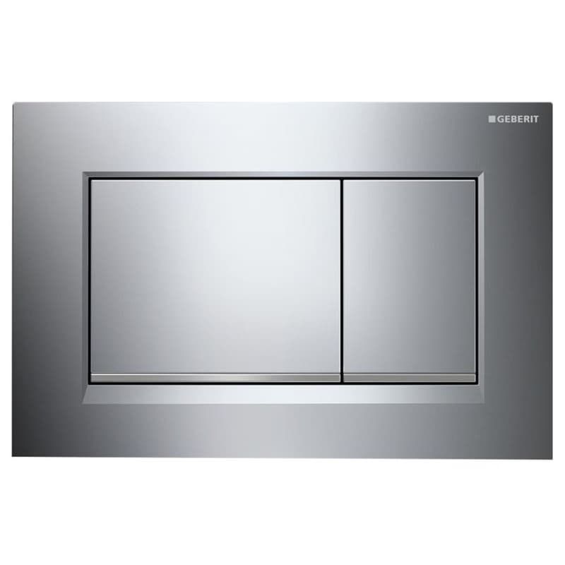 GEBERIT SIGMA30 ovládacie tlačítko, dual flush, chróm 115.883.KH.1 1