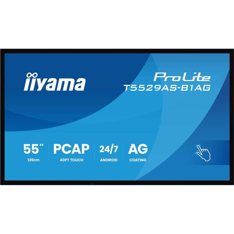 55" iiyama T5529AS-B1AG: IPS, 4K UHD, Android, 24/7 1