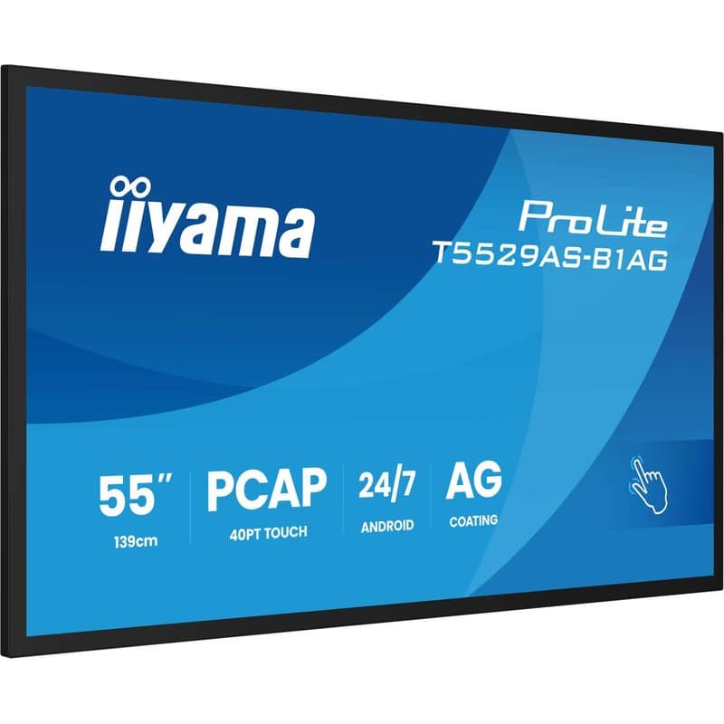 55" iiyama T5529AS-B1AG: IPS, 4K UHD, Android, 24/7 3