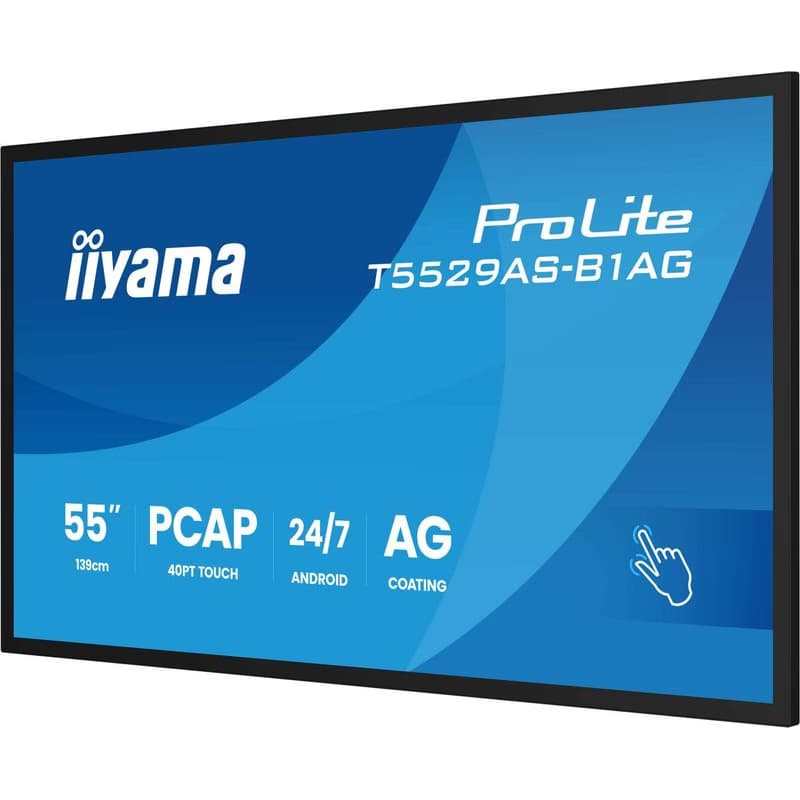 55" iiyama T5529AS-B1AG: IPS, 4K UHD, Android, 24/7 5