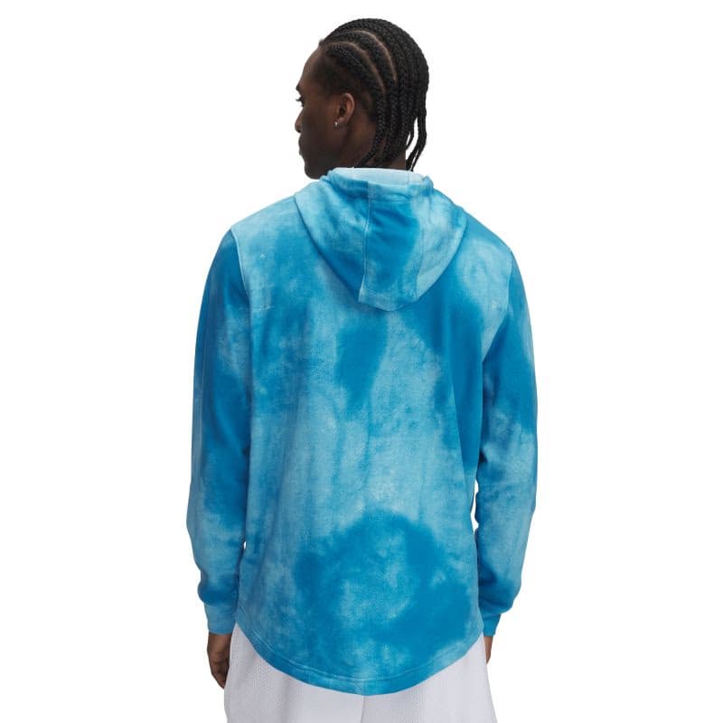 Pánska mikina s kapucňou UNDER ARMOUR UA Rival Terry AOP Hood Q1-BLU 3