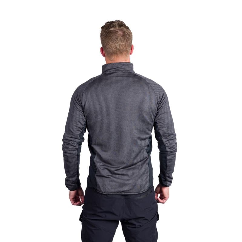 Pánska turistická mikina so zipsom NORTHFINDER PRIMO-270blackblack 3