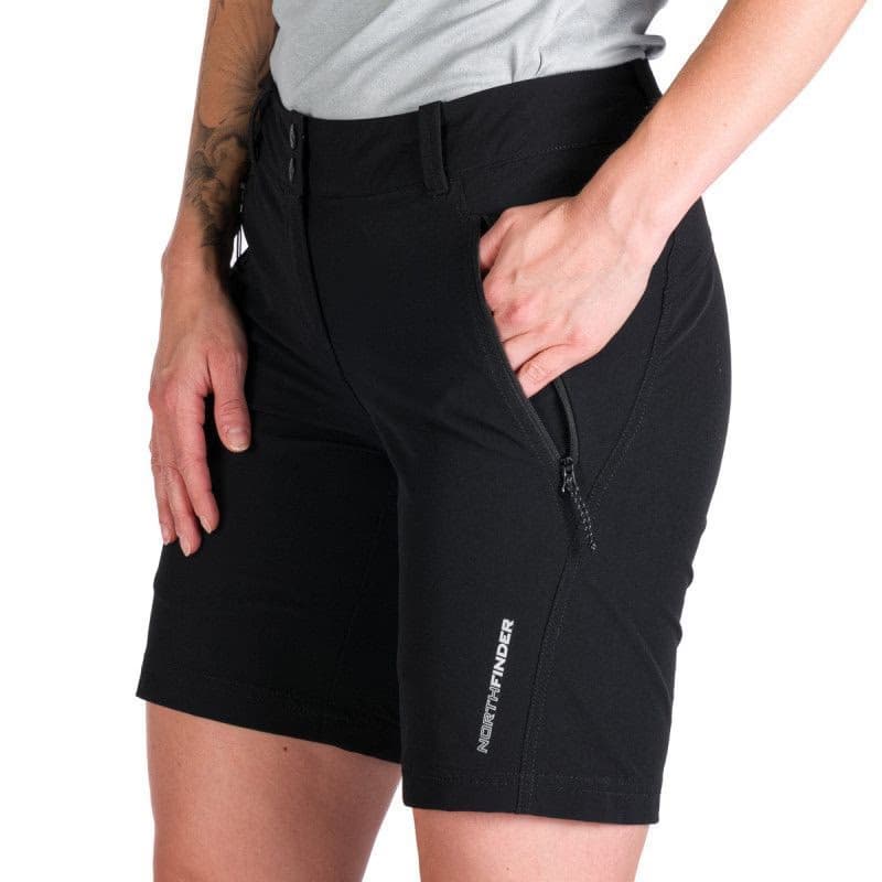 Dámske turistické kraťasy NORTHFINDER GLENDA-269-black 5