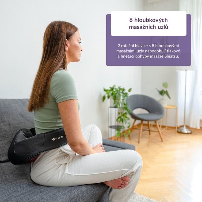 TrueLife RelaxBack B6 Charge - masážny golier s dobíjacou batériou 4