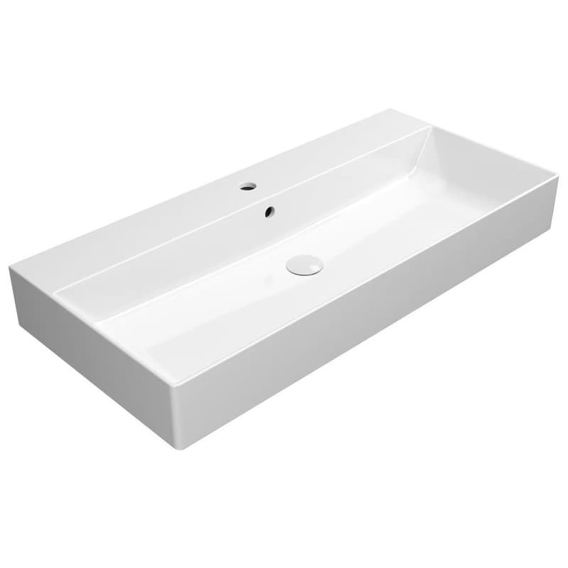 GSI - KUBE X keramické umývadlo 100x47cm, biela ExtraGlaze 9423111 1