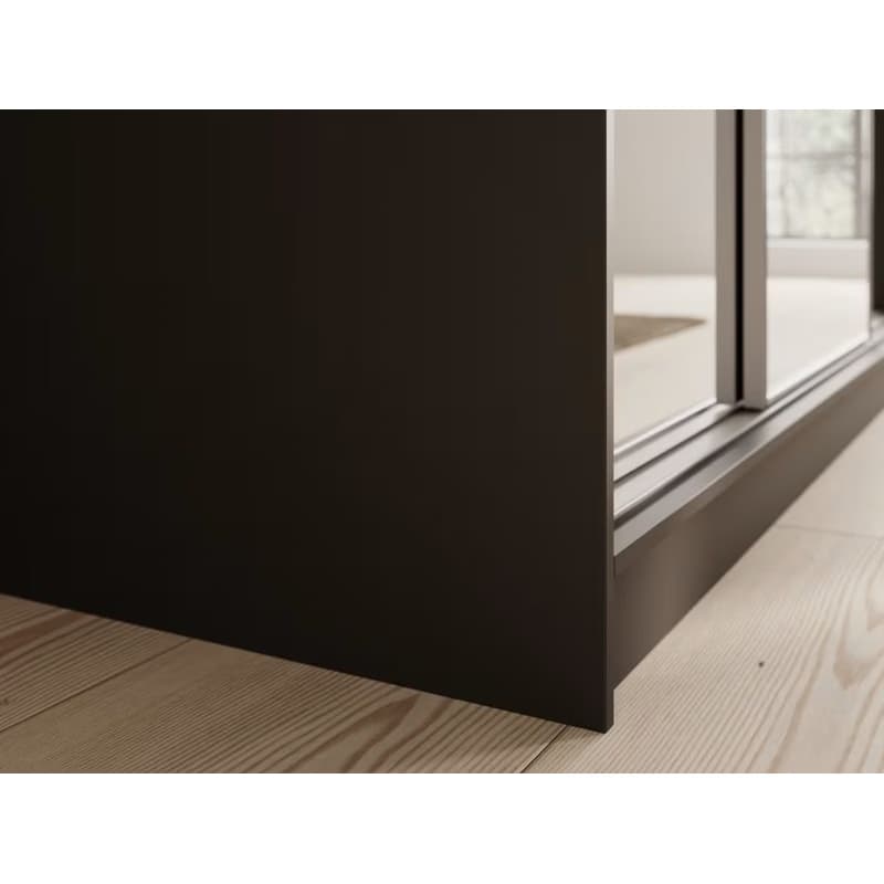 ArtAdrk Šatníková skriňa TOLA | čierna 200 cm 4