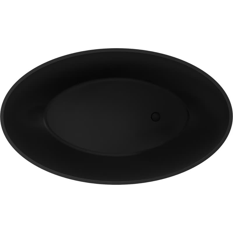MEXEN - Prato voľne stojaca vaňa liaty mramor 170 x 100, čierna mat 57251701070 2