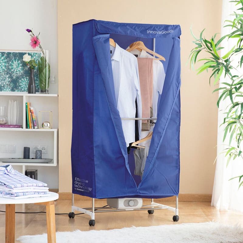 Prenosná elektrická sušička s 2 výškami Dupledry Blue 1200 W