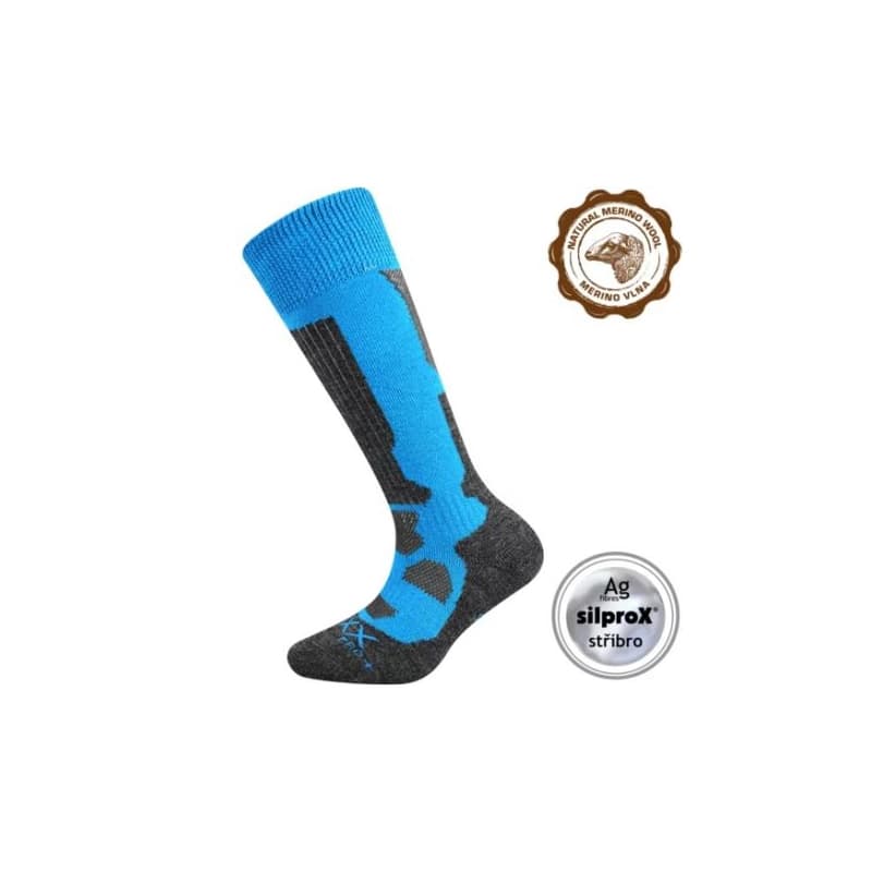Chlapčenské turistické podkolienky VOXX 1 PACK-Merino Etrexík-kneesock-Blue 1