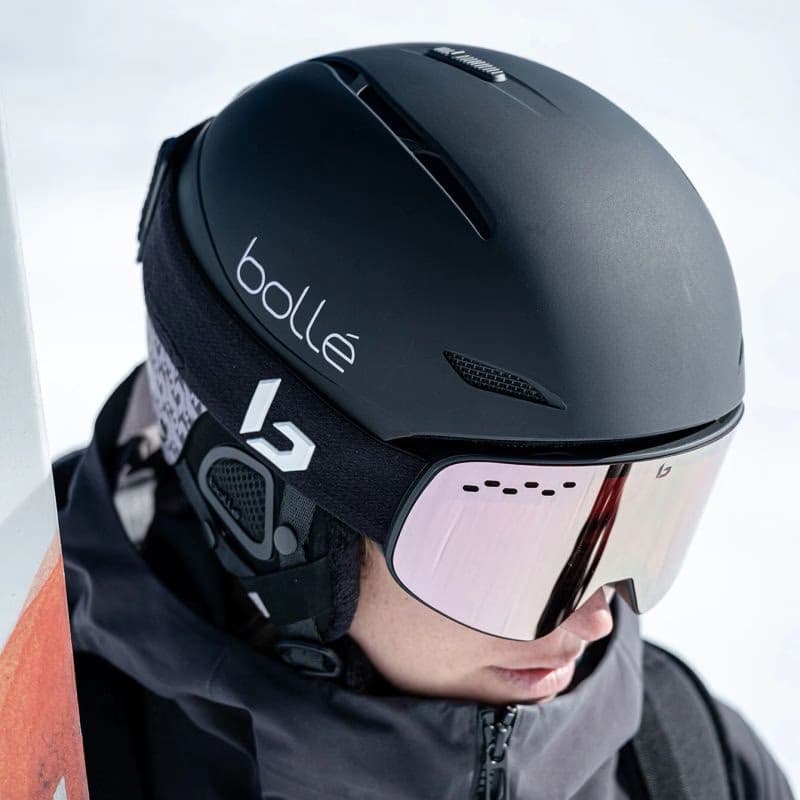 Lyžiarske okuliare BOLLE NEVADA Black Matte - Volt Pink Cat 2 4