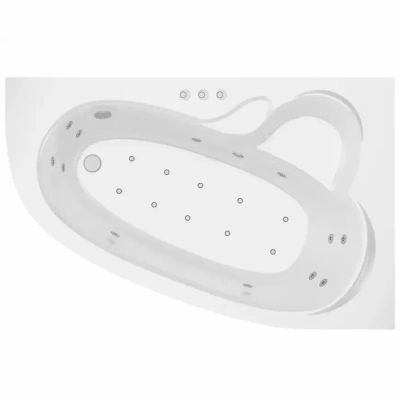 Vaňa s hydromasážou Madura 160/105 P 12DW+10DP pneumatické ovládanie 1