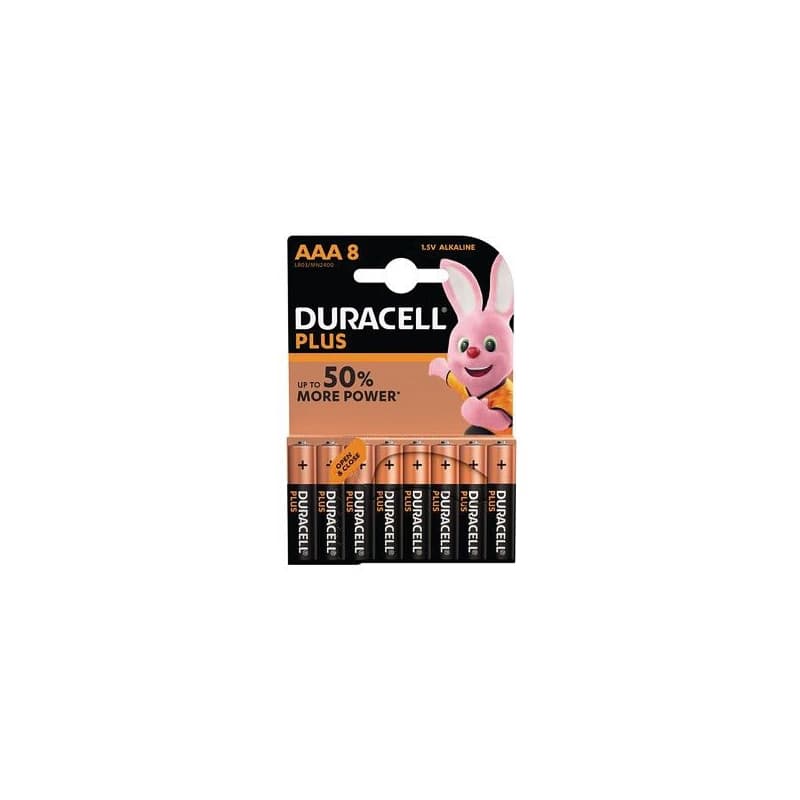 Duracell MN2400B8 Duracell Plus AAA 8 Pack 1