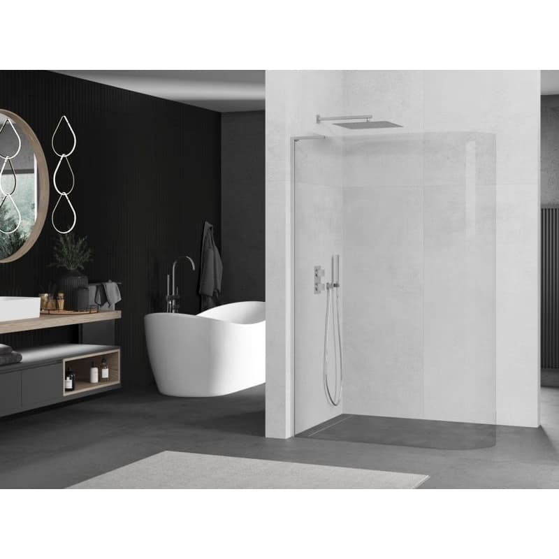 MEXEN/S - KiotoL Sprchová zástena WALK-IN 80 x 200, transparent, chróm 800-080-103-01-06 2