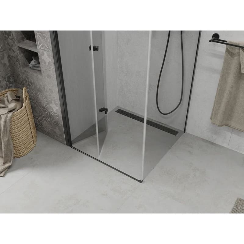 MEXEN/S - LIMA sprchovací kút 70x70, transparent, čierna 856-070-070-70-00 5