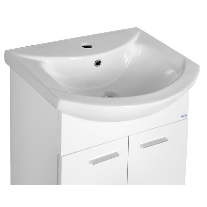 AQUALINE - ZOJA umývadlová skrinka 50,5x74x30cm, biela 51055A 2